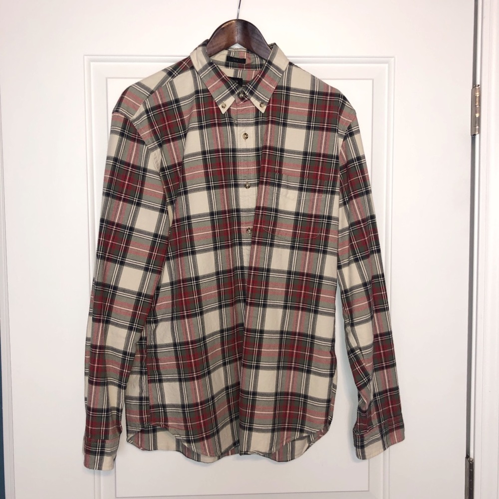 J. Crew Plaid Slim Fit Button Down Shirt